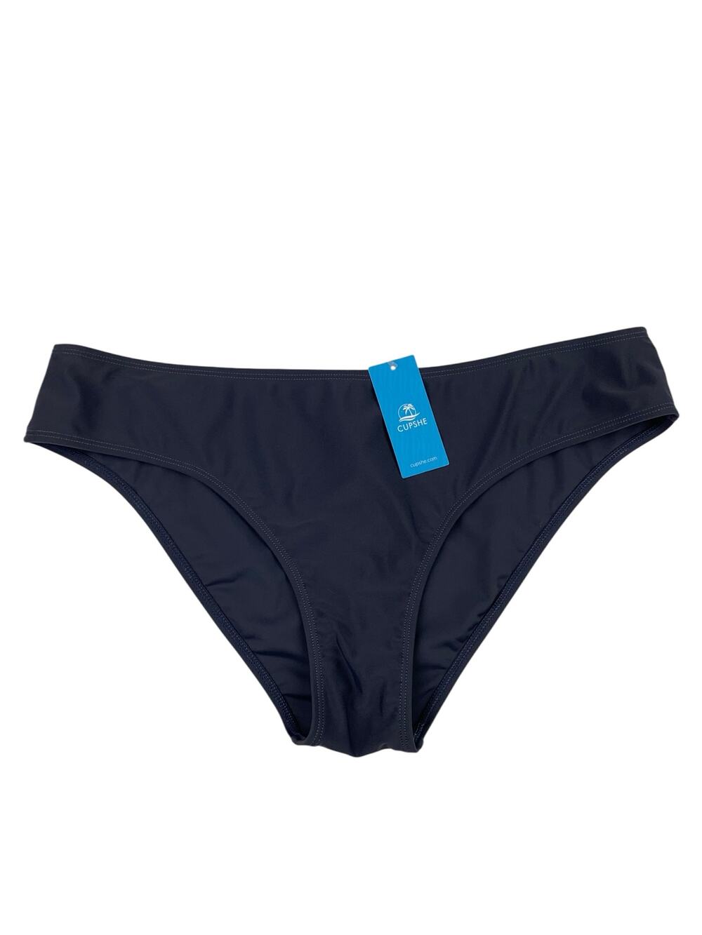 New Cupshe Bikini Bottom Dark Gray Swimsuit Separate Women's XL